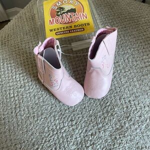 Smoky Mountain Pink Baby Western Boots